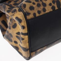 Pre Owned Dolce and Gabbana Leopard Miss Sicily Satchel