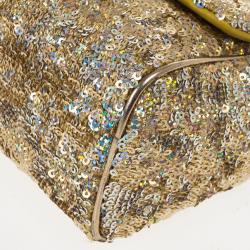 مملوكة مسبقًا Dolce and Gabbana Sequined Miss Sicily Mini Bag