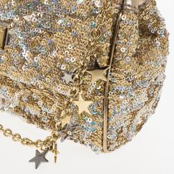 مملوكة مسبقًا Dolce and Gabbana Sequined Miss Sicily Mini Bag