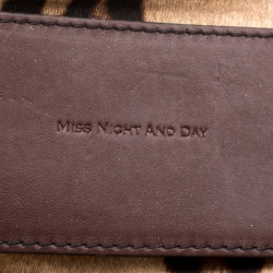 Pre Owned Dolce and Gabbana Black Leather Tote 