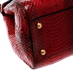 Pre Owned حقيبة دولتشي أند غابانا ميس سيسيلي متوسطة جلد أسود بيد علوية