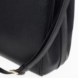 Pre Owned Dolce and Gabbana Sicily Black Large Satchel