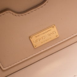 مملوكة مسبقًا Dolce and Gabbana Multicolor Majolica Print Crystal Embellished Leather Box Pad lock Top Handle Bag