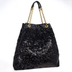 Pre Owned Dolce and Gabbana Miss Kristen Sequined Tote