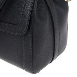 Pre Owned Dolce and Gabbana Leather Padlock Shoulder Bag