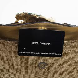 مملوكة مسبقًا Dolce and Gabbana Chain Mesh and Jewels Pochette