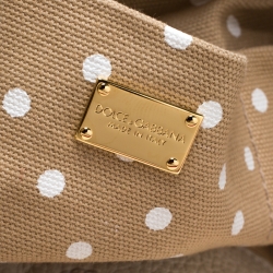 Pre Owned Dolce and Gabbana Red Leather Claudia Drawstring Bucket Bag