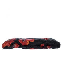 Pre Owned Dolce and Gabbana Multicolor Rose Print Satin Miss Lady Clutch