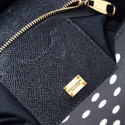 Pre Owned حقيبة دولتشي أند غابانا ميس سيسيلي متوسطة جلد فلورال منقطة متعددة الألوان بيد علوية