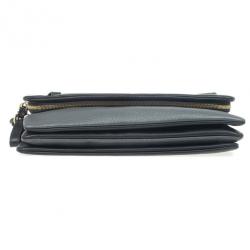 Pre Owned Dolce and Gabbana Two Toned Leather Crossbody