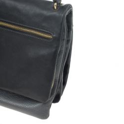 Pre Owned Dolce and Gabbana Two Toned Leather Crossbody