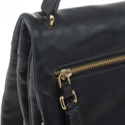 Pre Owned Dolce and Gabbana Two Toned Leather Crossbody