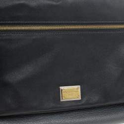 Pre Owned Dolce and Gabbana Two Toned Leather Crossbody