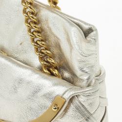 Pre Owned Dolce and Gabbana Silver Miss Camp Shoulder Bag