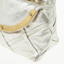 Pre Owned Dolce and Gabbana Silver Miss Camp Shoulder Bag