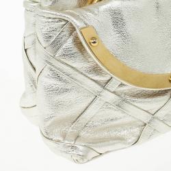 Pre Owned Dolce and Gabbana Silver Miss Camp Shoulder Bag