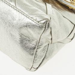 Pre Owned Dolce and Gabbana Silver Miss Camp Shoulder Bag