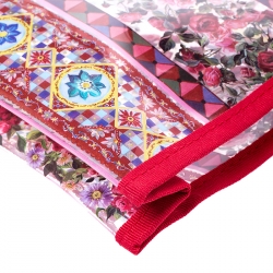 Pre Owned Dolce & Gabbana Multicolor PVC and Leather Pouch