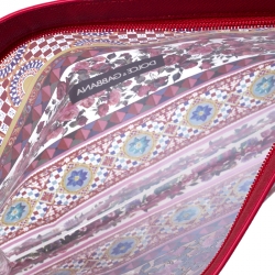 Pre Owned Dolce & Gabbana Multicolor PVC and Leather Pouch