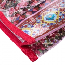 Pre Owned Dolce & Gabbana Multicolor PVC and Leather Pouch