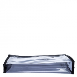 Pre Owned Dolce and Gabbana Black PVC and Leather Pouch