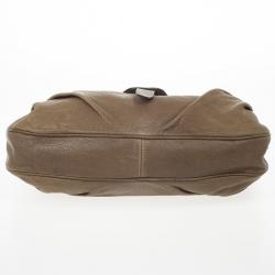 Pre Owned Dolce and Gabbana Pebble Leather Slouchy Large Hobo