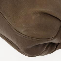 Pre Owned Dolce and Gabbana Pebble Leather Slouchy Large Hobo