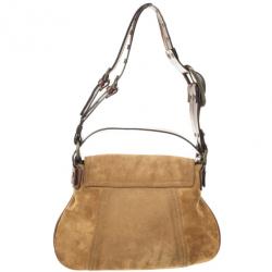 مملوكة مسبقًا Dolce & Gabbana Camel Suede Shoulder Bag 