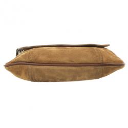 مملوكة مسبقًا Dolce & Gabbana Camel Suede Shoulder Bag 