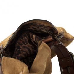 مملوكة مسبقًا Dolce & Gabbana Camel Suede Shoulder Bag 