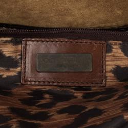 مملوكة مسبقًا Dolce & Gabbana Camel Suede Shoulder Bag 