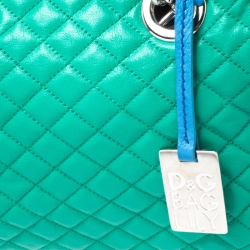 Pre Owned Dolce & Gabbana Multicolor Leather Lily Glam Bowler Bag