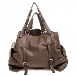 Dolce & Gabbana Beige Leather Miss Forever Tote