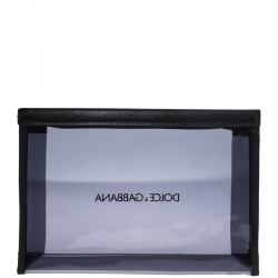 Pre Owned حقيبة صغيرة دولتشي آند غابانا PVC أسود شفاف