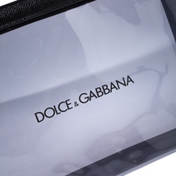 Pre Owned حقيبة صغيرة دولتشي آن د غابانا PVC أسود شفاف