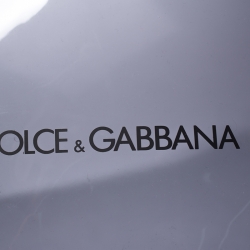 Pre Owned Dolce & Gabbana Black Transparent PVC Swimsuit Pouch