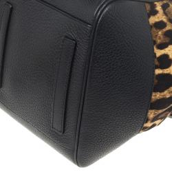 Dolce and Gabbana 'Animalier' Duffel Satchel Handbag