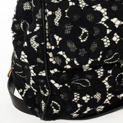 Pre Owned Dolce and Gabbana Miss Sicily Lace Bag