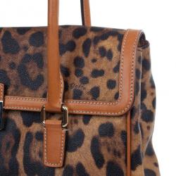 Pre Owned Dolce and Gabbana Leopard Satchel