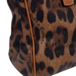 Pre Owned Dolce and Gabbana Leopard Satchel