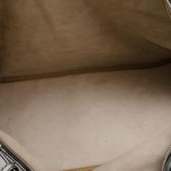 مملوكة مسبقًا Dolce and Gabbana Metallic Leather Boston Satchel