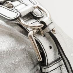 مملوكة مسبقًا Dolce and Gabbana Metallic Leather Boston Satchel