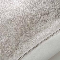 مملوكة مسبقًا Dolce and Gabbana Metallic Leather Boston Satchel