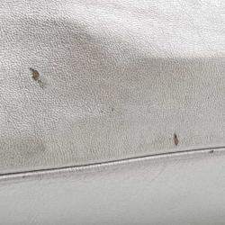 مملوكة مسبقًا Dolce and Gabbana Metallic Leather Boston Satchel