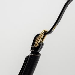 Pre Owned Dolce and Gabbana Black Leather Miss Really Hot Shoulder Bag 