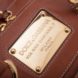 مملوكة مسبقًا Dolce and Gabbana Leather Satchel Bag
