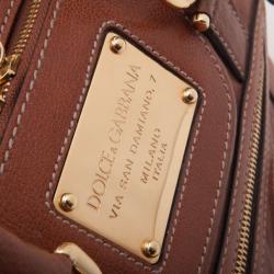 مملوكة مسبقًا Dolce and Gabbana Leather Satchel Bag
