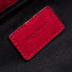 Pre Owned Dolce and Gabbana Leopard Miss Sicily Satchel