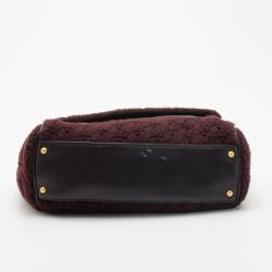 مملوكة مسبقًا Dolce and Gabbana Brocaded Miss Sicily Satchel