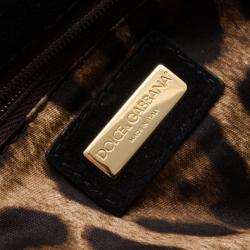 مملوكة مسبقًا Dolce and Gabbana Brocaded Miss Sicily Satchel